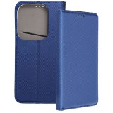 OEM Infinix Hot 40 Pro könyvtok, fliptok, telefon tok, bankkártyatartós, mágneszáras, sötétkék, Smart Case book
