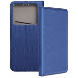 OEM Infinix Note 40 könyvtok, fliptok, telefon tok, bankkártyatartós, mágneszáras, sötétkék, Smart Case book