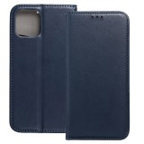 OEM iPhone 11 Pro Max könyvtok, fliptok, telefon tok, mágneszáras, bankkártyatartós, sötétkék, Smart Magnetic