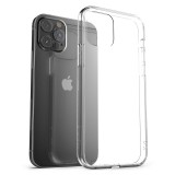 OEM iPhone 11 Pro Max szilikon tok, hátlaptok, telefon tok, vékony, átlátszó, 1mm