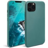 OEM iPhone 11 Pro szilikon tok, hátlaptok, telefon tok, matt, szürkés kék