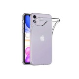 OEM iPhone 11 szilikon tok, hátlaptok, telefon tok, vékony, átlátszó, 1mm