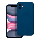 OEM iPhone 11 szilikon tok, telefon tok, hátlaptok, matt, kék, Matt case