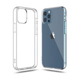 OEM iPhone 12 Pro Max szilikon tok, hátlaptok, telefon tok, vastag, átlátszó, 2mm