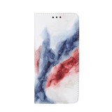OEM iPhone 13 könyvtok, fliptok, telefon tok, mágneszáras, bankkártyatartós, márvány mintás, Marble 9
