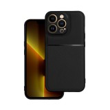 OEM iPhone 13 Pro hátlap tok, telefon tok, stílusos, prémium, fekete, Noble Case