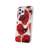OEM iPhone 13 Pro Max hátlaptok, telefon tok, műanyag, mintás, kemény, Gold Glam, Poppy