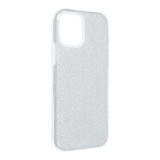 OEM iPhone 13 Pro Max szilikon tok, hátlaptok, telefon tok, csillámos, ezüst, Shining Case