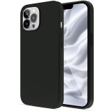 OEM iPhone 13 Pro Max szilikon tok, hátlaptok, telefon tok, matt, fekete