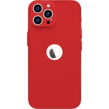 OEM iPhone 13 Pro Max szilikon tok, hátlaptok, telefon tok, matt, piros, Soft