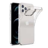 OEM iPhone 13 Pro Max szilikon tok, hátlaptok, telefon tok, ultravékony, átlátszó, 0.3mm