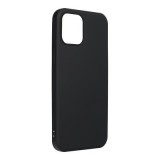 OEM iPhone 13 Pro szilikon tok, hátlaptok, telefon tok, velúr belsővel, matt, fekete, Silicone