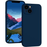 OEM iPhone 13 szilikon tok, hátlaptok, telefon tok, matt, kék