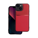 OEM iPhone 14 hátlap tok, telefon tok, stílusos, prémium, piros, Noble Case