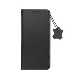 OEM iPhone 14 könyvtok, fliptok, telefon tok, bankkártyatartós, mágneszáras, bőr, fekete, Leather