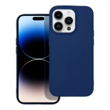 OEM iPhone 14 Plus (6.7") szilikon tok, matt, kék, Forcell Soft