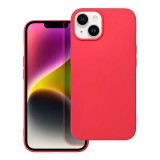 OEM iPhone 14 Plus (6.7") szilikon tok, matt, piros, Forcell Soft