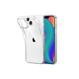 OEM iPhone 14 Plus szilikon tok, hátlaptok, telefon tok, vékony, átlátszó, 1mm