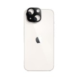 OEM iPhone 14 Plus üvegfólia, tempered glass, 3D, edzett, lencsevédő, kamera védő, fekete