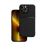 OEM iPhone 14 Pro hátlap tok, telefon tok, stílusos, prémium, fekete, Noble Case