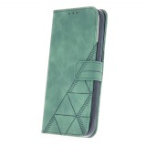 OEM iPhone 14 Pro könyvtok, fliptok, telefon tok, mágneszáras, bankkártyatartós, zöld, Smart Trendy Porto