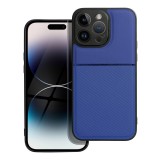 OEM iPhone 14 Pro Max hátlap tok, telefon tok, stílusos, prémium, kék, Noble Case