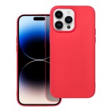 OEM iPhone 14 Pro Max szilikon tok, hátlaptok, telefon tok, matt, piros, Soft