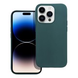 OEM iPhone 14 Pro szilikon tok, telefon tok, hátlaptok, matt, zöld, Matt case