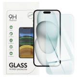 OEM iPhone 15 / 16 üvegfólia, tempered glass, előlapi, edzett, 9H, 0.3mm