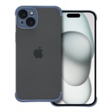 OEM iPhone 15 Plus (6.7") keret tok, TPU tok, kameravédelem, kék, Mini Bumpers
