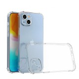 OEM iPhone 15 Plus szilikon tok, hátlaptok, telefon tok, erősített sarkokkal, átlátszó, Anti Shock, 1.5mm