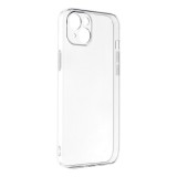OEM iPhone 15 Plus szilikon tok, hátlaptok, telefon tok, vastag, átlátszó, kamera védelemmel, 2mm
