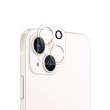 OEM iPhone 15 Plus üvegfólia, tempered glass, 3D, edzett, lencsevédő, kamera védő