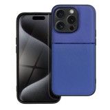 OEM iPhone 15 Pro hátlap tok, telefon tok, stílusos, prémium, kék, Noble Case