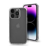 OEM iPhone 15 Pro Max szilikon tok, hátlaptok, telefon tok, erősített sarkokkal, átlátszó, Anti Shock, 1.5mm