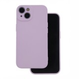 OEM iPhone 15 Pro Max szilikon tok, hátlaptok, telefon tok, velúr belsővel, matt, sötétlila, Silicon