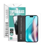 OEM iPhone 15 Pro Max üvegfólia, tempered glass, előlapi, edzett, 9H, 0.33mm, prémium