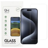 OEM iPhone 15 Pro üvegfólia, tempered glass, előlapi, edzett, 9H, 0.3mm