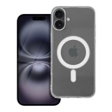 OEM iPhone 16 Plus Clear MagSafe szilikon tok – 2 mm vastag, átlátszó hátlaptok, kamera védelemmel