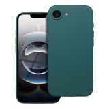 OEM iPhone 16e / 17e szilikon tok, telefon tok, hátlaptok, matt, zöld, Matt case