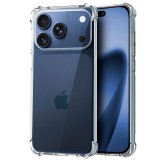 OEM iPhone 17 Pro Max szilikon tok, hátlaptok, telefon tok, erősített sarkokkal, átlátszó, Anti Shock, 1.5mm