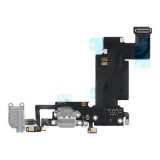 OEM iPhone 6S Plus töltéscsatlakozó, jack csatlakozó szalagkábel, fekete