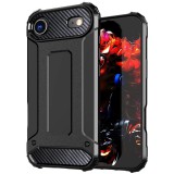 OEM iPhone Air hátlap tok, telefon tok, ütésálló, fekete, Armor