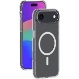 OEM iPhone Air hátlaptok, telefon tok, MagSafe kompatibilis, erősített sarkokkal, átlátszó, Anti Shock Mag Case, 1.5mm (nagy kamera kivágás)