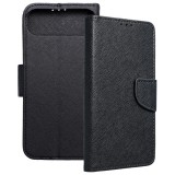 OEM iPhone Air könyvtok, fliptok, telefon tok, mágneszáras, bankkártyatartós, fekete, Fancy