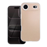 OEM iPhone Air szilikon tok, hátlaptok, telefon tok, csillámos, arany, Glitter