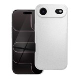 OEM iPhone Air szilikon tok, hátlaptok, telefon tok, csillámos, ezüst, Glitter