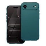 OEM iPhone Air szilikon tok, hátlaptok, telefon tok, matt, zöld