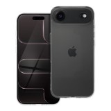 OEM iPhone Air szilikon tok, hátlaptok, telefon tok, vastag, átlátszó, kamera védelemmel, 2mm, Clear case