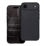 OEM iPhone Air szilikon tok, telefon tok, hátlaptok, matt, fekete, Matt case